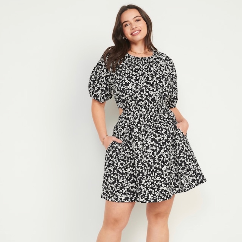 Side-cutout mini Dress for women
